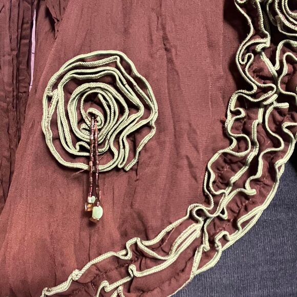 Unbranded Women's Brown Blouse - Picture 4 of 8